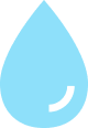 Blue water droplet graphic